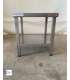 MESA AUXILIAR 550X550X600MM ACERO INOX
