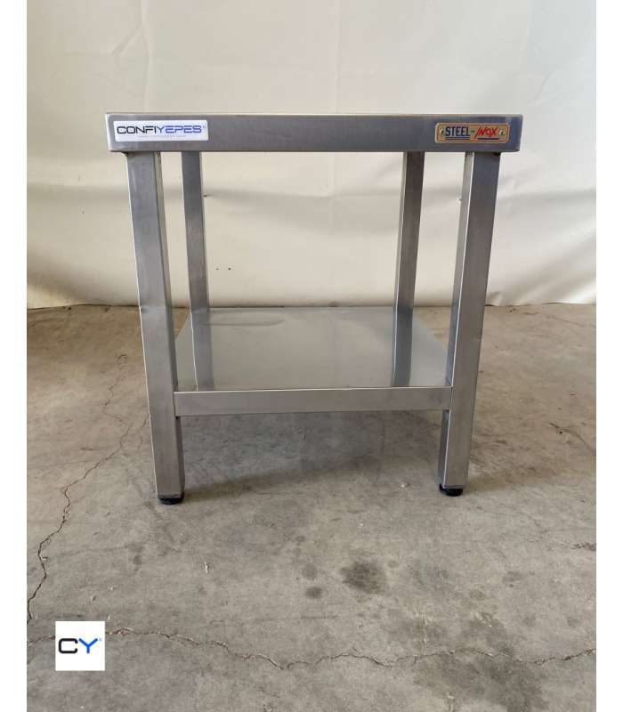 MESA AUXILIAR 550X550X600MM ACERO INOX