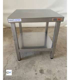MESA AUXILIAR 550X550X600MM ACERO INOX