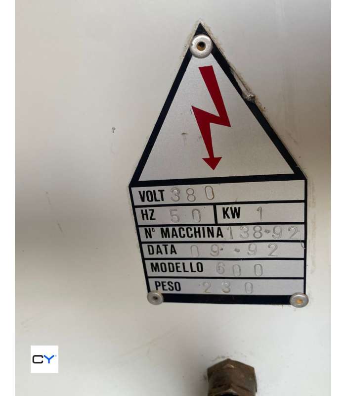 LAMINADORA DE MASAS 1V BONGARD