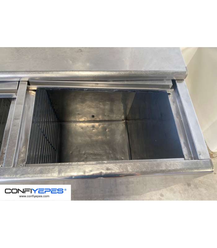 BOTELLERO 1,5M ACERO INOX COMERSA