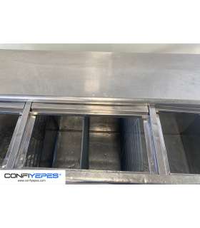 BOTELLERO 1,5M ACERO INOX COMERSA