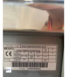 VITRINA REFRIGERADA 1,5M COMERSA
