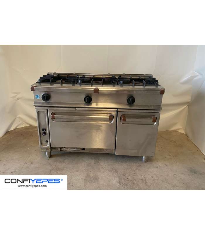 COCINA TRES FUEGOS + HORNO REPAGAS