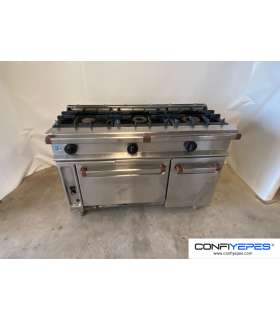 COCINA TRES FUEGOS + HORNO REPAGAS