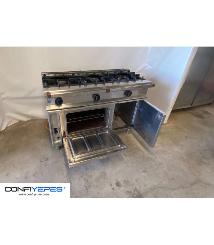 COCINA TRES FUEGOS + HORNO REPAGAS