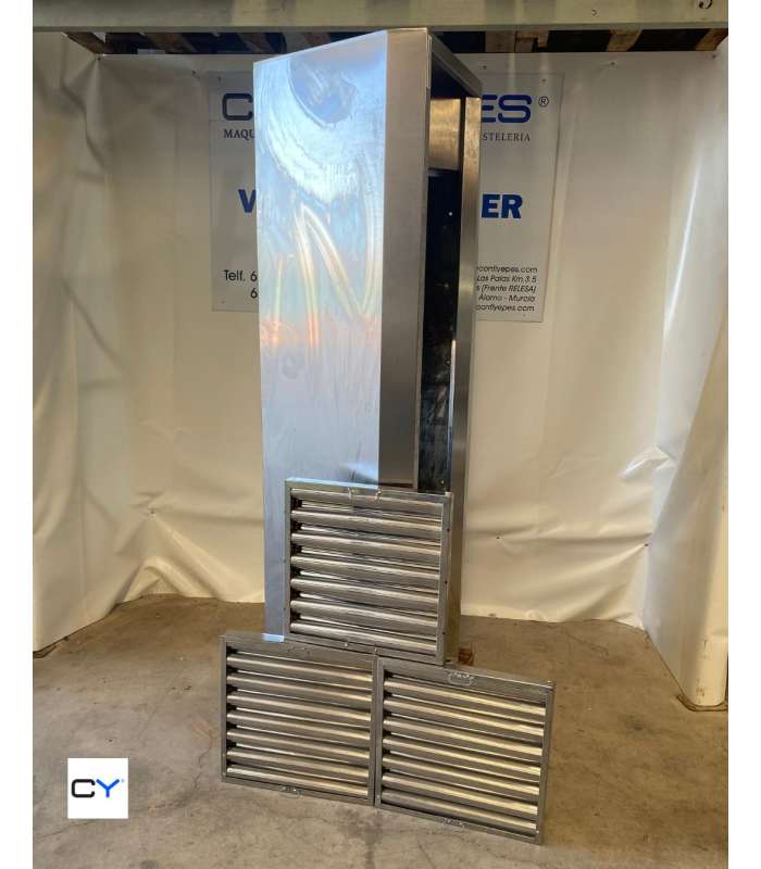 CAMPANA + FILTROS ACERO INOX 2000X850X650MM