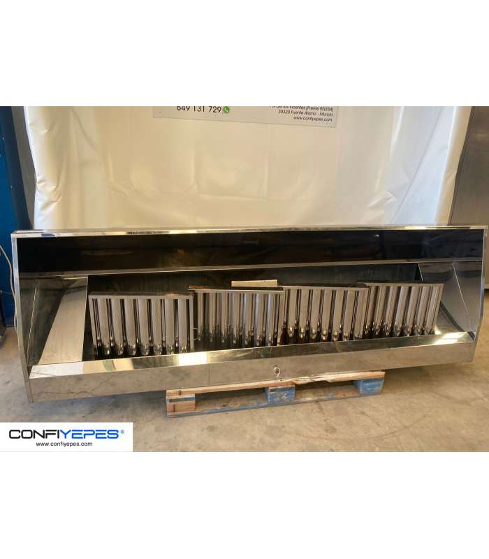 CAMPANA + FILTROS 2400X800X680MM