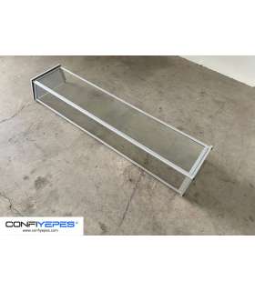 VITRINA NEUTRA SOBREMESA SIN BASE