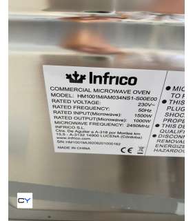 MICROONDAS MAGNETRON MANUAL INFRICO