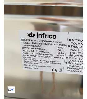 MICROONDAS MAGNETRON DIGITAL INFRICO
