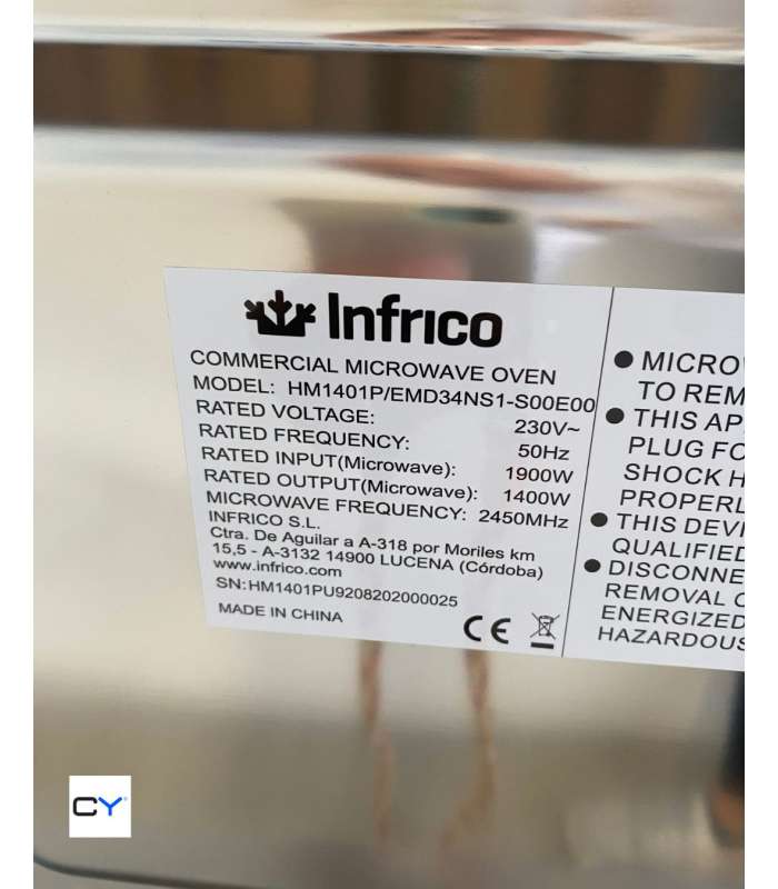 MICROONDAS MAGNETRON DIGITAL INFRICO