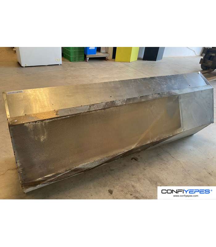 CAMPANA MURAL ACERO INOX 2400X870X610MM