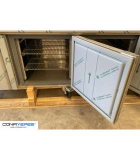 MESA REFRIGERADA MURAL INFRICO CON RUEDAS