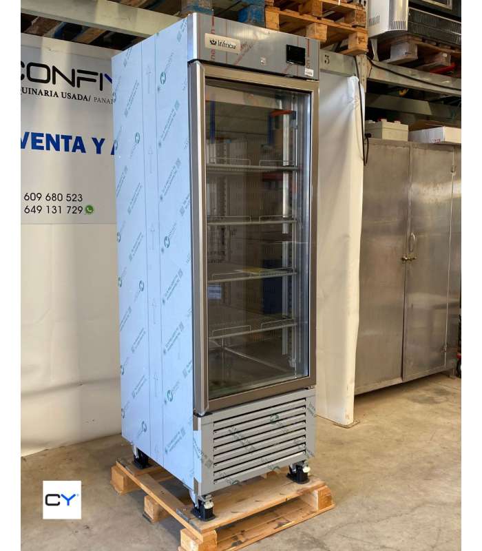 EXPOSITOR REFRIGERADO PUERTA CRISTAL INFRICO