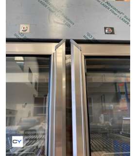 EXPOSITOR DOBLE PUERTA CRISTAL REFRIGERADO INFRICO