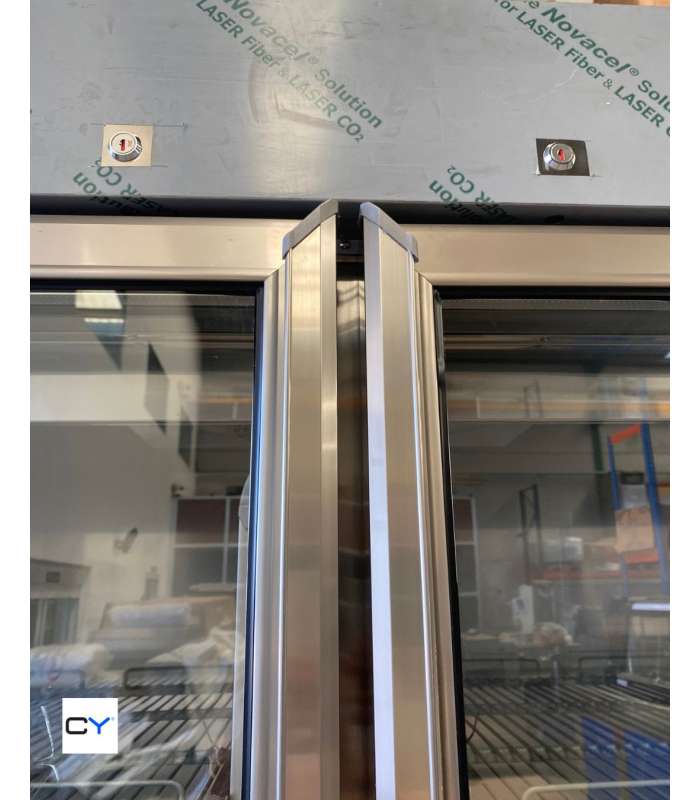EXPOSITOR DOBLE PUERTA CRISTAL REFRIGERADO INFRICO