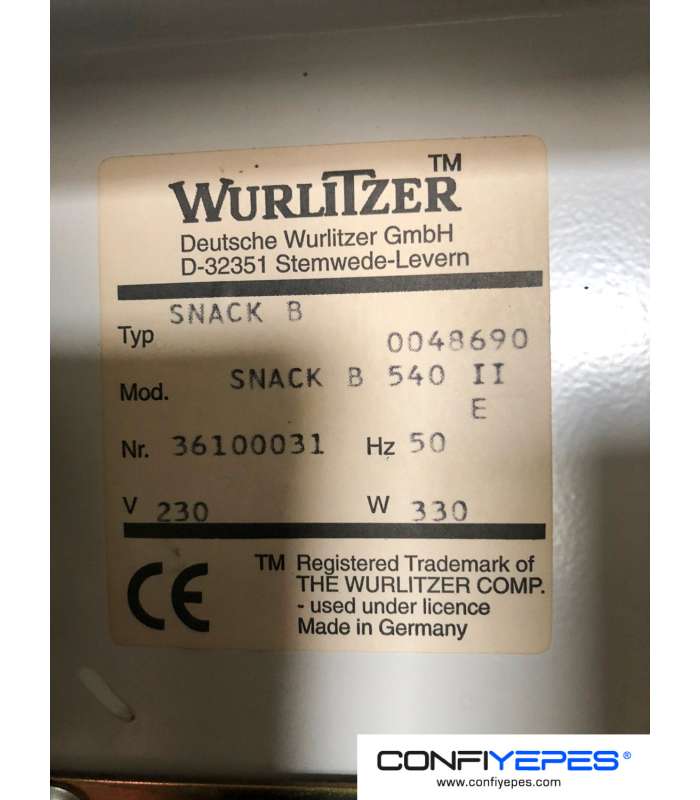 MAQUINA DE VENDING WUELITZER WURLITZER - 6