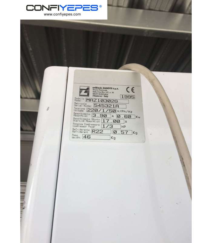 CÁMARA DE REFRIGERACIÓN PASTELERA Zanolli - 6