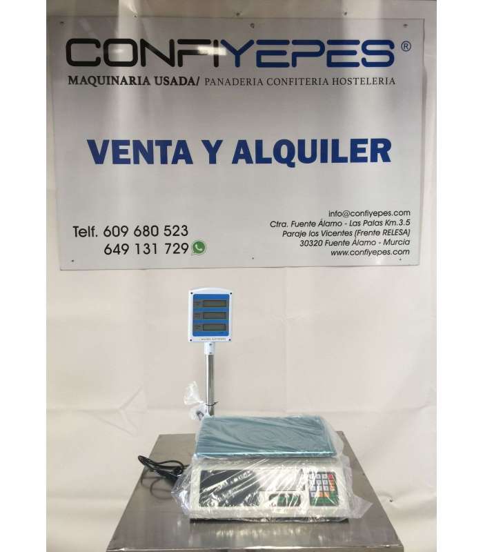 BALANZA SIN TICKET CON TORRE