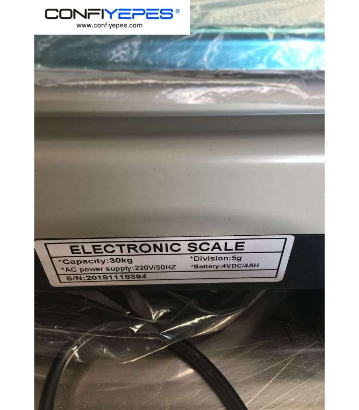 BALANZA SIN TICKET CON TORRE