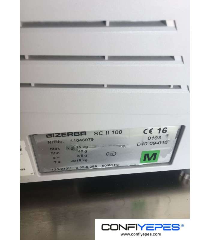 PESO TICKET BIZERBA SCII 100