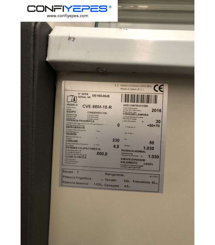 VITRINA BAÑO MARÍA CORECO