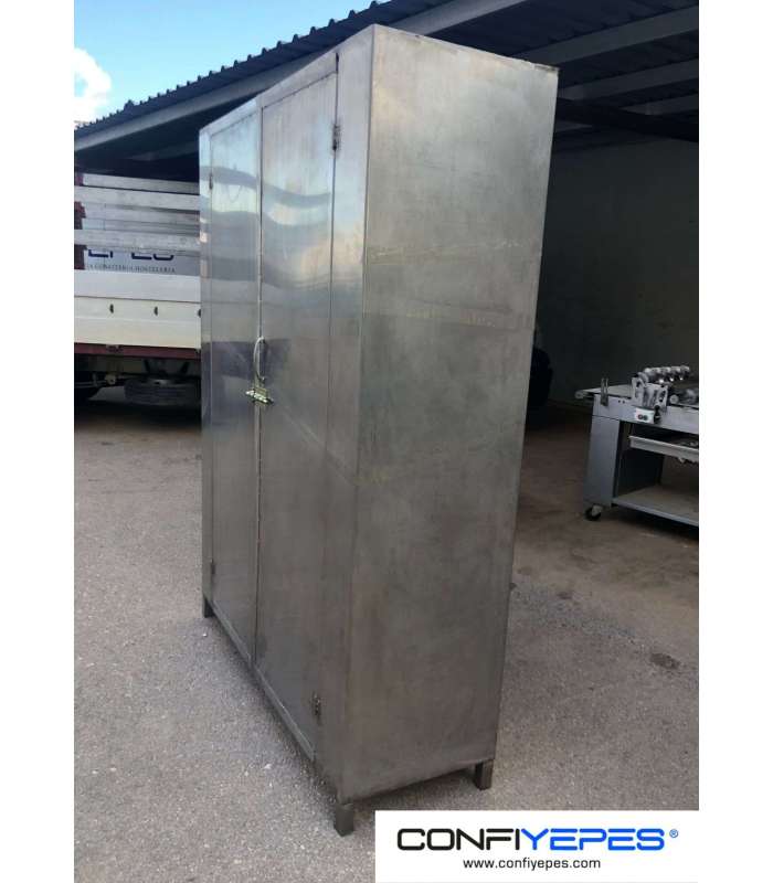 ARMARIO ACERO INOXIDABLE CON BARRA