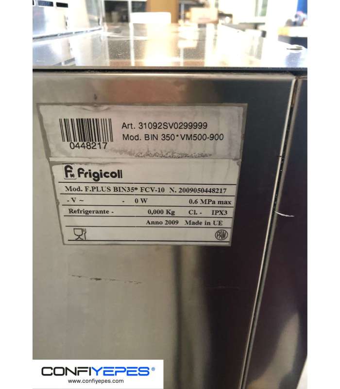 MAQUINA HIELO/ CUBITERA CON DÉPOSITO FRIGICOOL